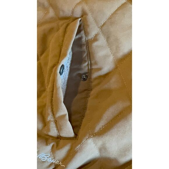 Eddie Bauer Quilted Brown Hooded Jacket Men’s XL Full Zip Warm Casual Outdoor - Picture 11 of 15